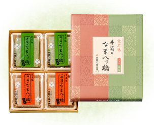 井筒のなま八ッ橋 ニッキと抹茶 14枚×4袋(56枚)